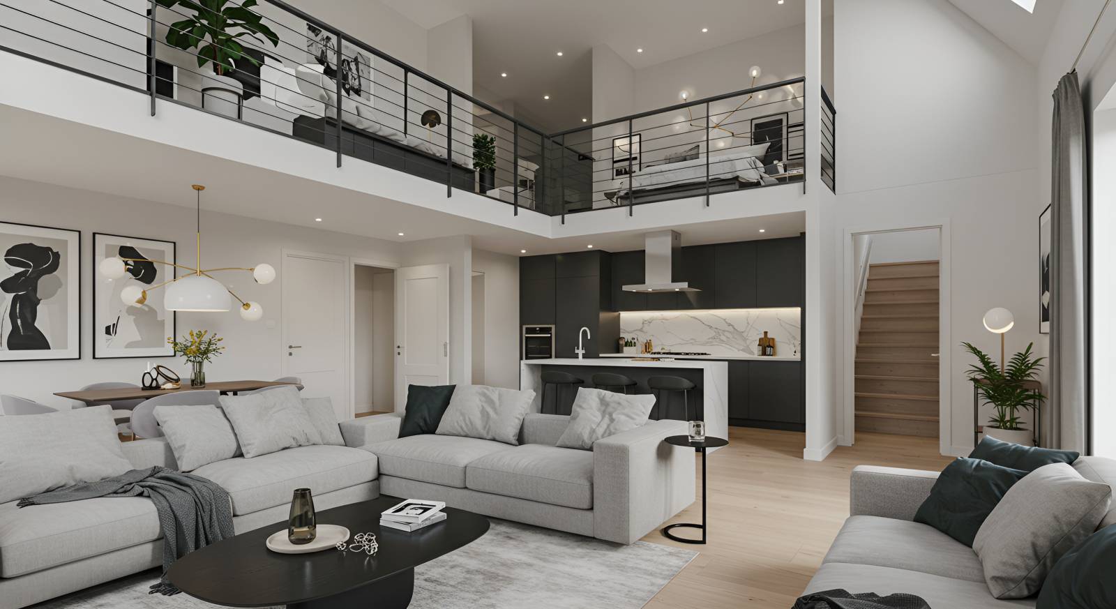 Rénovation complète et division d’un appartement duplex à Lyon 8 Monplaisir, pour maximiser valeur immobilière et revenus locatifs
